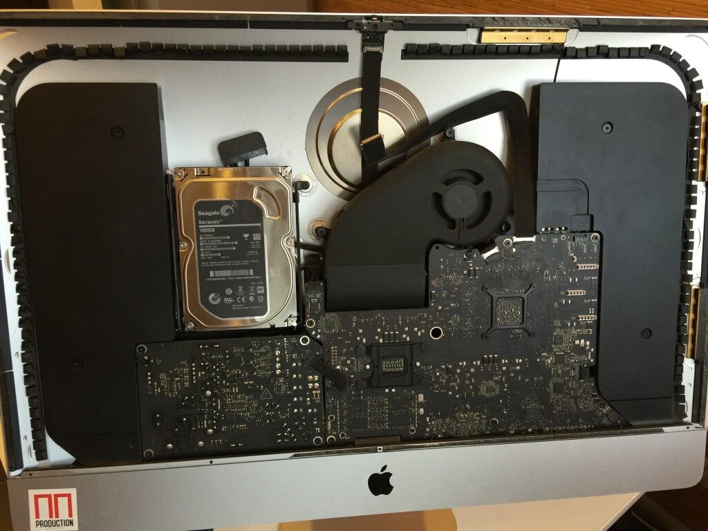ремонт imac, замена жёсткого диска, чистка от пыли ремонт imac в москве без выходных