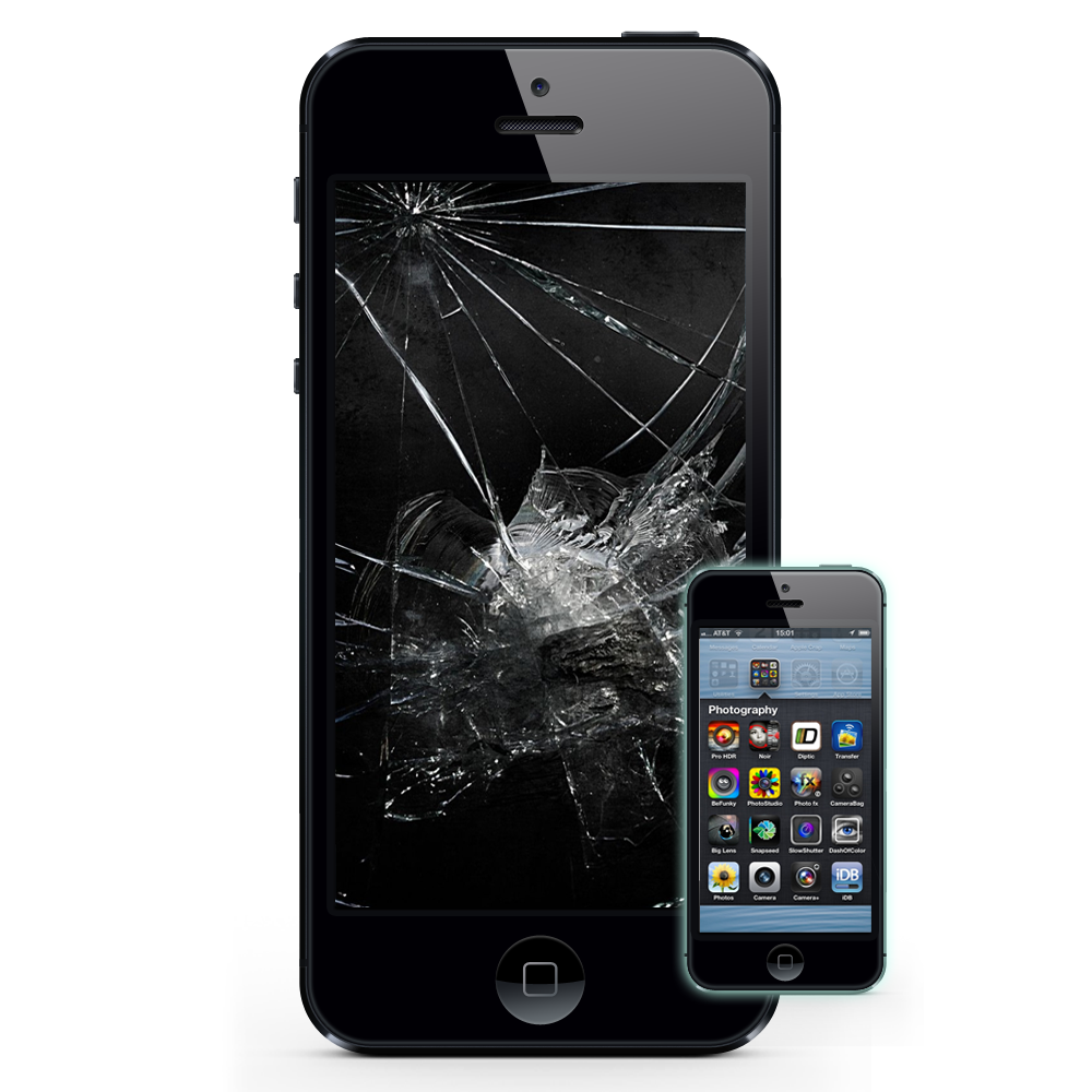 замена стекла на iphone 5 lcd