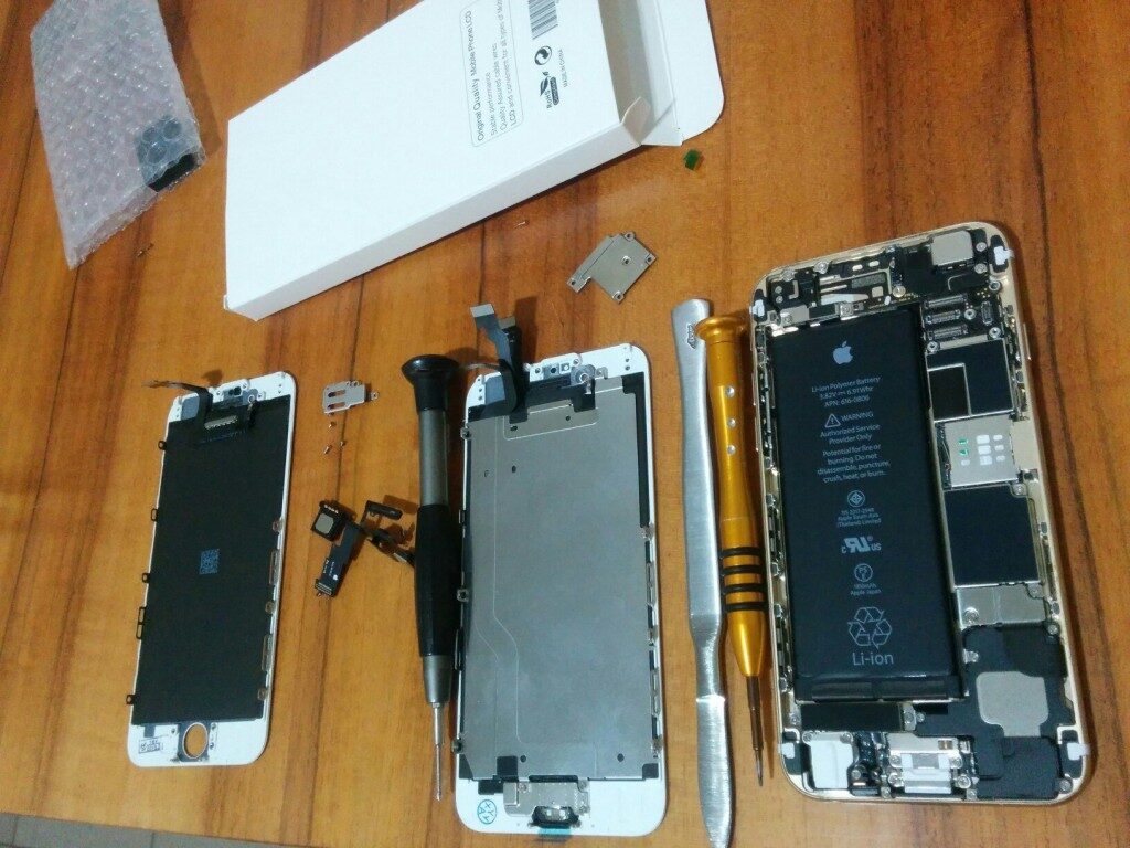разборка iphone 6 и замена экрана процедура замены стекла на айфоне 6