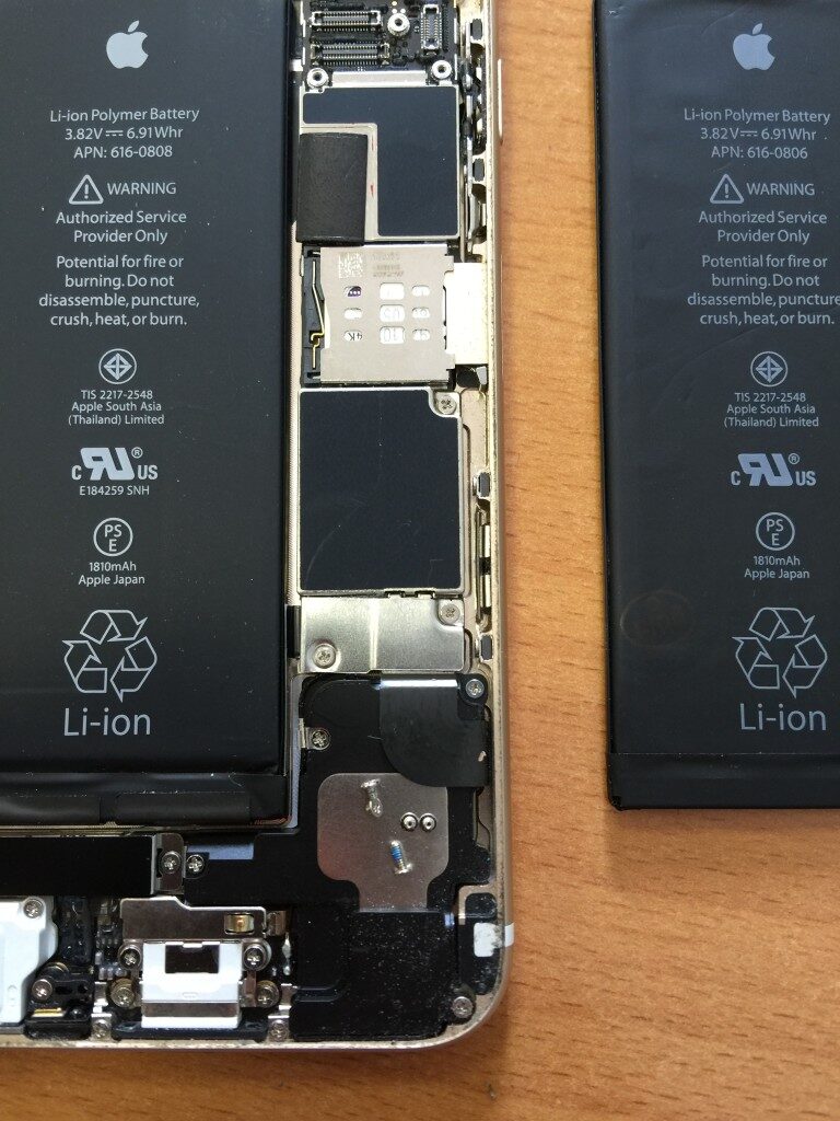 замена аккумулятора на iphone 6 на дому