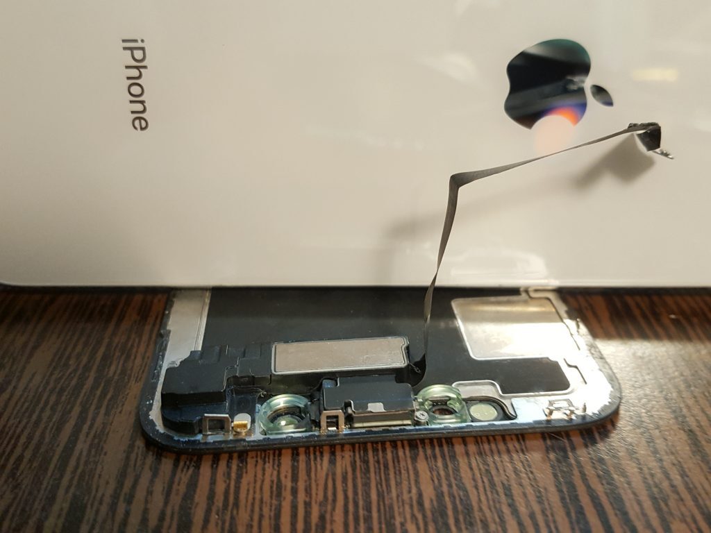 Снятие дисплея iphone X