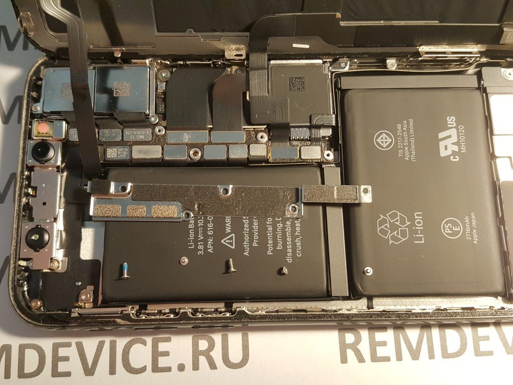 Ремонт динамика iphone x в Москве