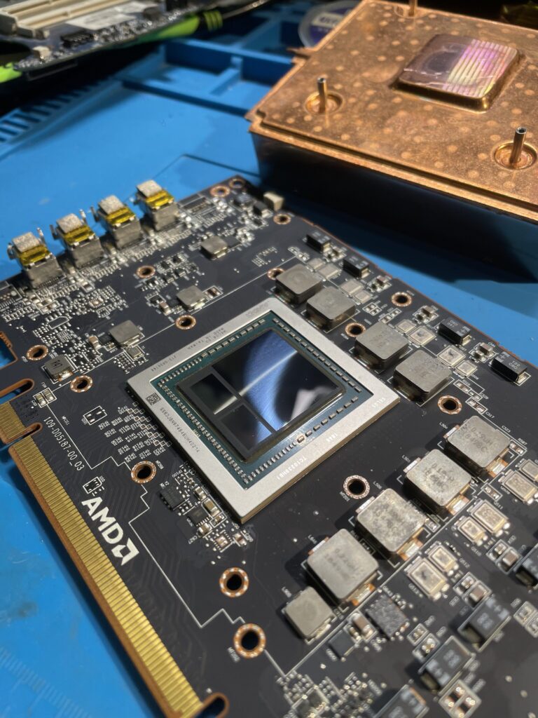 Обслуживание видеокарты с HBM2 видеопамятью 2048bit